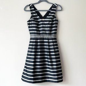 J.Crew Fit & Flare Stripe Party Dress FITS LIKE 2